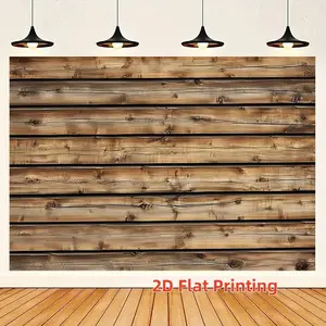 Vintage Wood Wall Background Cloth, Clear Natural Wooden Texture, Simple Pendant Light, American Country Industrial Style Decor