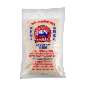 Three Deer Brand Thai Jasmine Rice 2.27kg - Premium Fragrant Long Grain Rice for Authentic Asian Cuisine