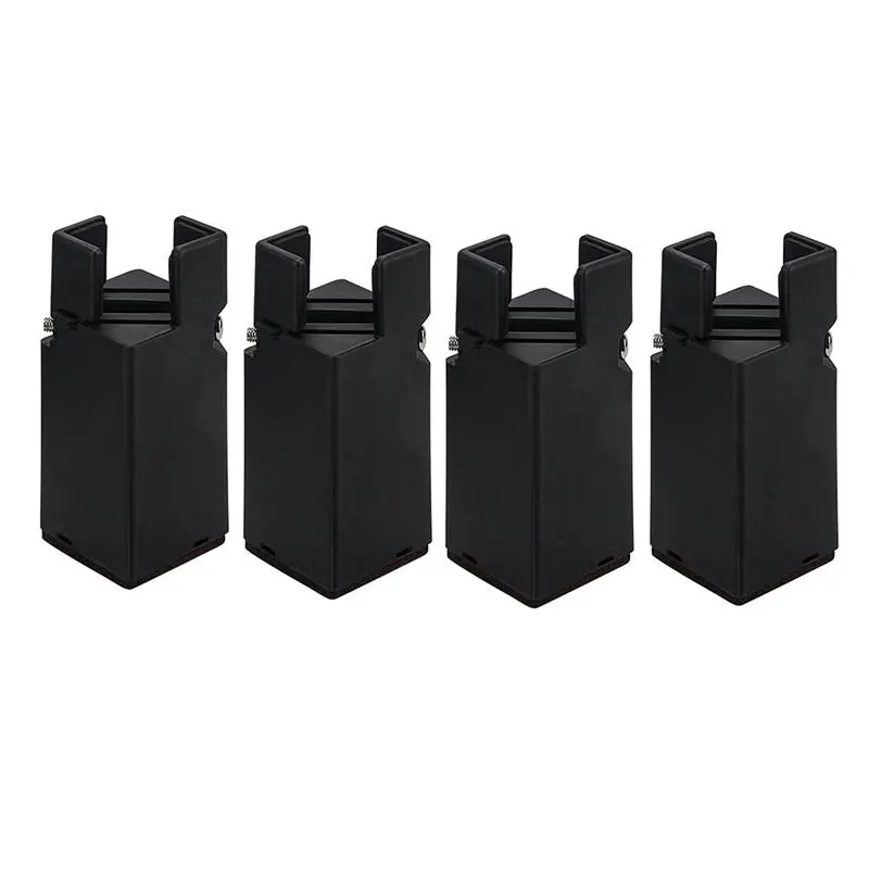 Furniture Risers with Adjustable Screw Clamp,Table Risers Chair Risers Bed Risers 4 Inch,Fit Square/Round Chair Leg