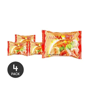 MAMA Tom Yum Kung Instant Noodles - Authentic Thai Flavor, 4x 55g Value Pack MAMA Tom Yum Kung Instant Noodles - Authentic Thai Flavor, 4x 55g Value Pack