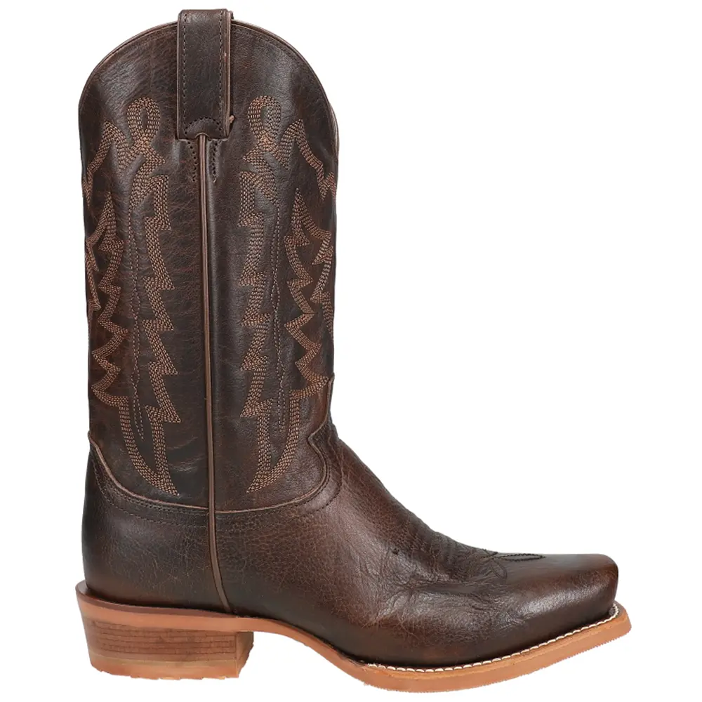 Justin Mens Andrews Square Toe  Casual Boots Mid Calf - Brown