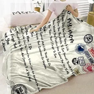 Warm Microfiber Blanket, Soft & Lightweight Bedding Accessory, Perfect Gift for Family Friends, Dorm Essentials, Multiple Sizes Available