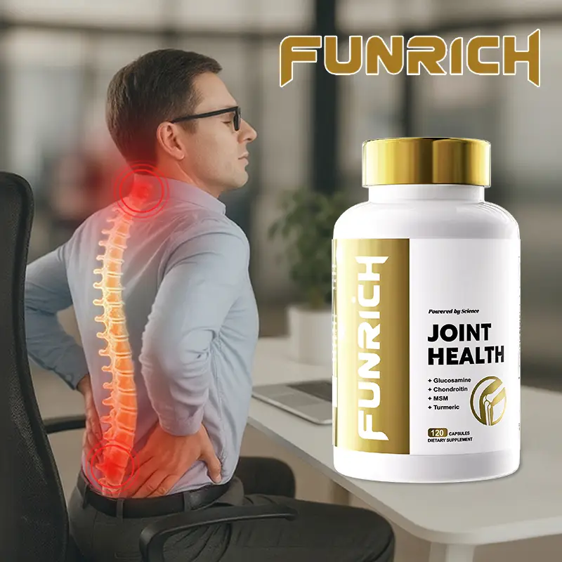 FUNRICH Joint Health Supplement for Mobility & Joint Pain with Glucosamine, Chon...