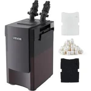 VEVOR 528GPH Canister Filter, 5-Stage External Aquarium Filter with Powerful Pump, Water Circulation Cleaning Machine with Media for Large Fish Tanks and Aquariums Up to 150 Gallons, for FreshwaterVEVOR Super Brand Day