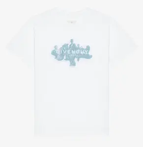 Givenchy Hurbert Objects Short Sleeve Tee Shirt White
