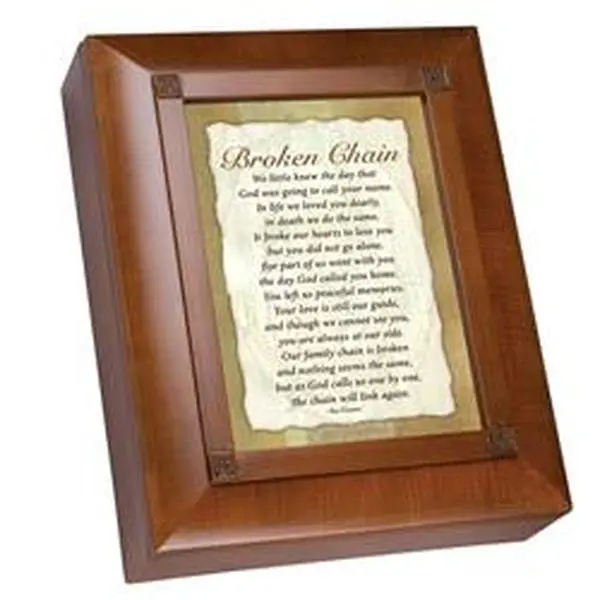 Dicksons 605RB Breavement Remembrance Box - We Little Knew That Morning That God Was Going to Call You Name