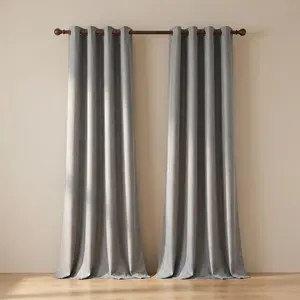 Summer Vibes, 52x84 Inch 2pcs Blackout Curtains for Living Room Bedroom Linen Blackout Curtains, Grommet Luxury Black Out Curtains for Windows Apartment L69