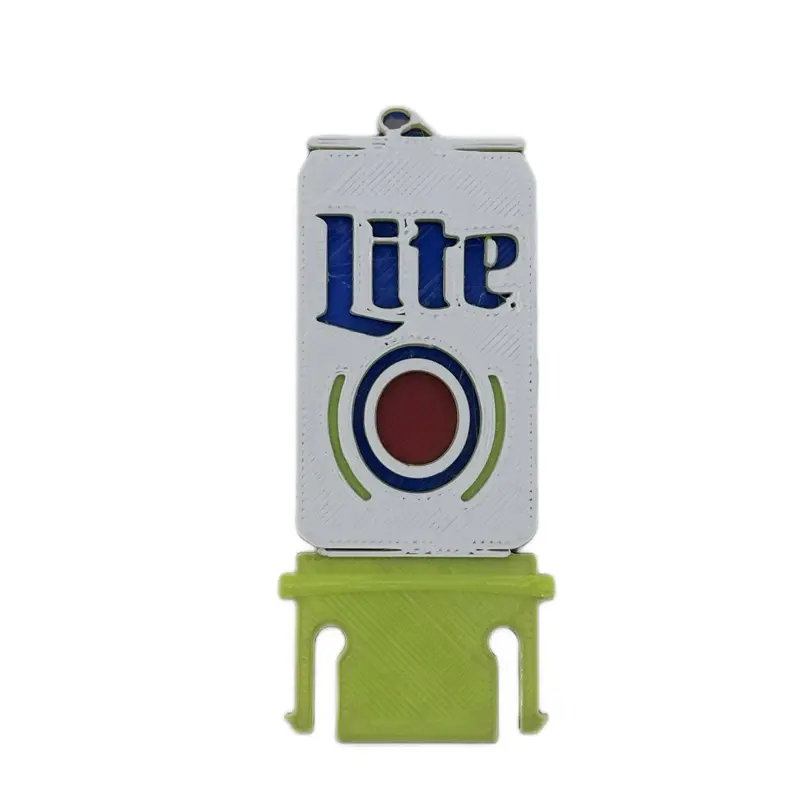 Lite beer can hard hat clip - High-Quality PLA, Versatile Design for Full Brim, Cap Style, and Bump Caps, Easy to Install