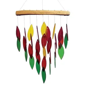 Gift Essentials Blue Handworks Line - Harvest Waterfall Glass Chime