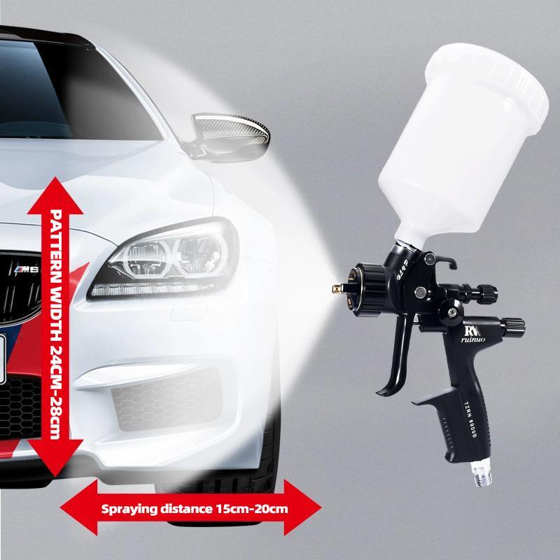 Auto Body Professional Car Spray Gun, Gravity Supply Air Spray Gun, Size 1.3mm 600cc Cup High Atomization Car Paint Gun, Professional Car Repair Tool for All Auto Paint Topcoat, Paint Spraying Tool