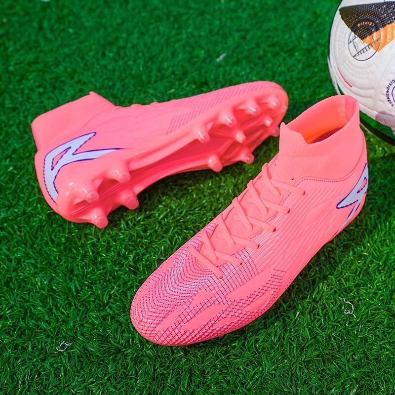 Professional Soccer Shoes Men Women with Long Studs, Designed And Matches, Stylish Footwear Specifically Green Fields.