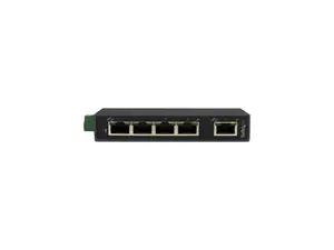 StarTech IES5102 StarTech.com 5 Port Industrial Ethernet Switch - DIN Rail Mountable - 5 Ports - 10/100Base-TX - 2 Layer Supported - Rail-mountable - 2 Year