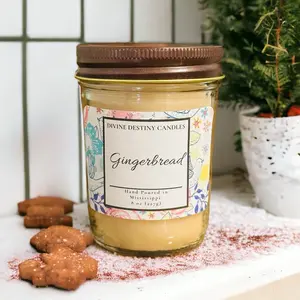 Gingerbread 8 oz Candle