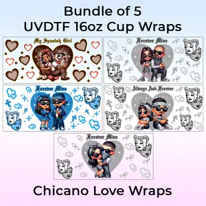 Ready to Stick UVDTF Chicano 16oz Sticker Bundles