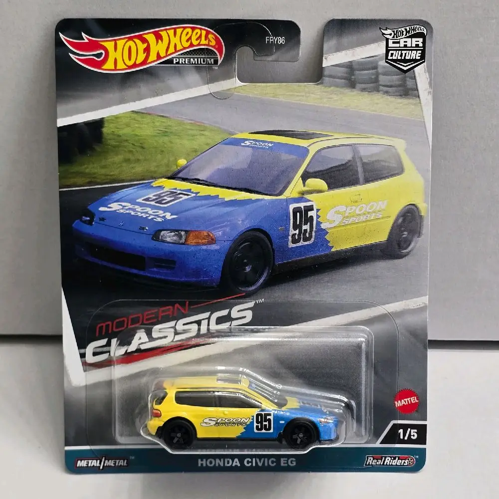 Hot Wheels Car Culture Modern Classics Real Riders 1991 Honda Civic EG Spoon