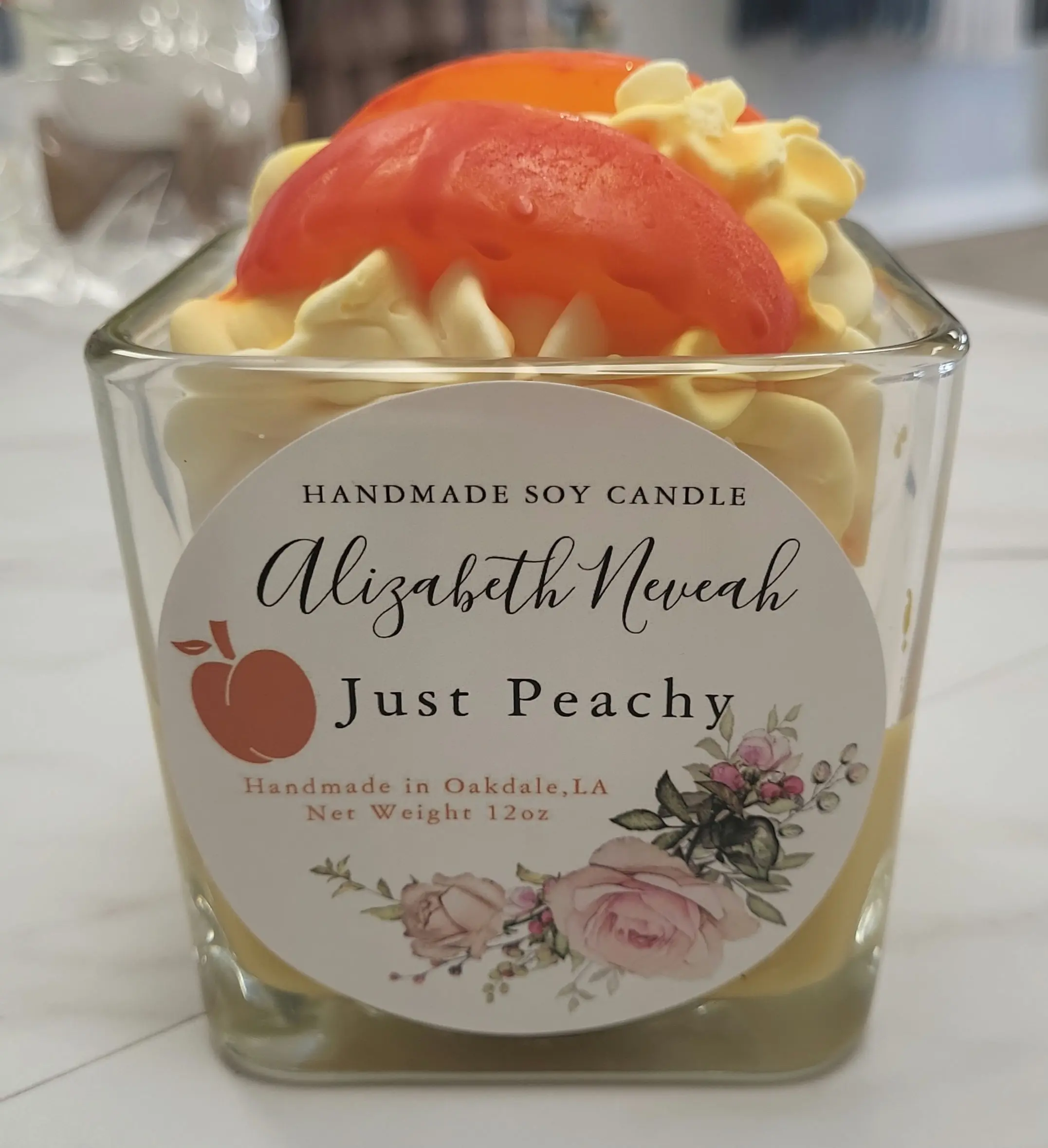 Just Peachy 12oz Soy Candle