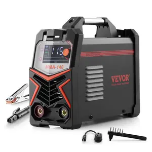 VEVOR TIG Welder, 4-In-1 Welding Machine  - DC Pulse TIG/DC Pulse MMA/Lift TIG/MMA(Stick), Voltage Electric Welder with Synergic Control IGBT Inverter Hot Start