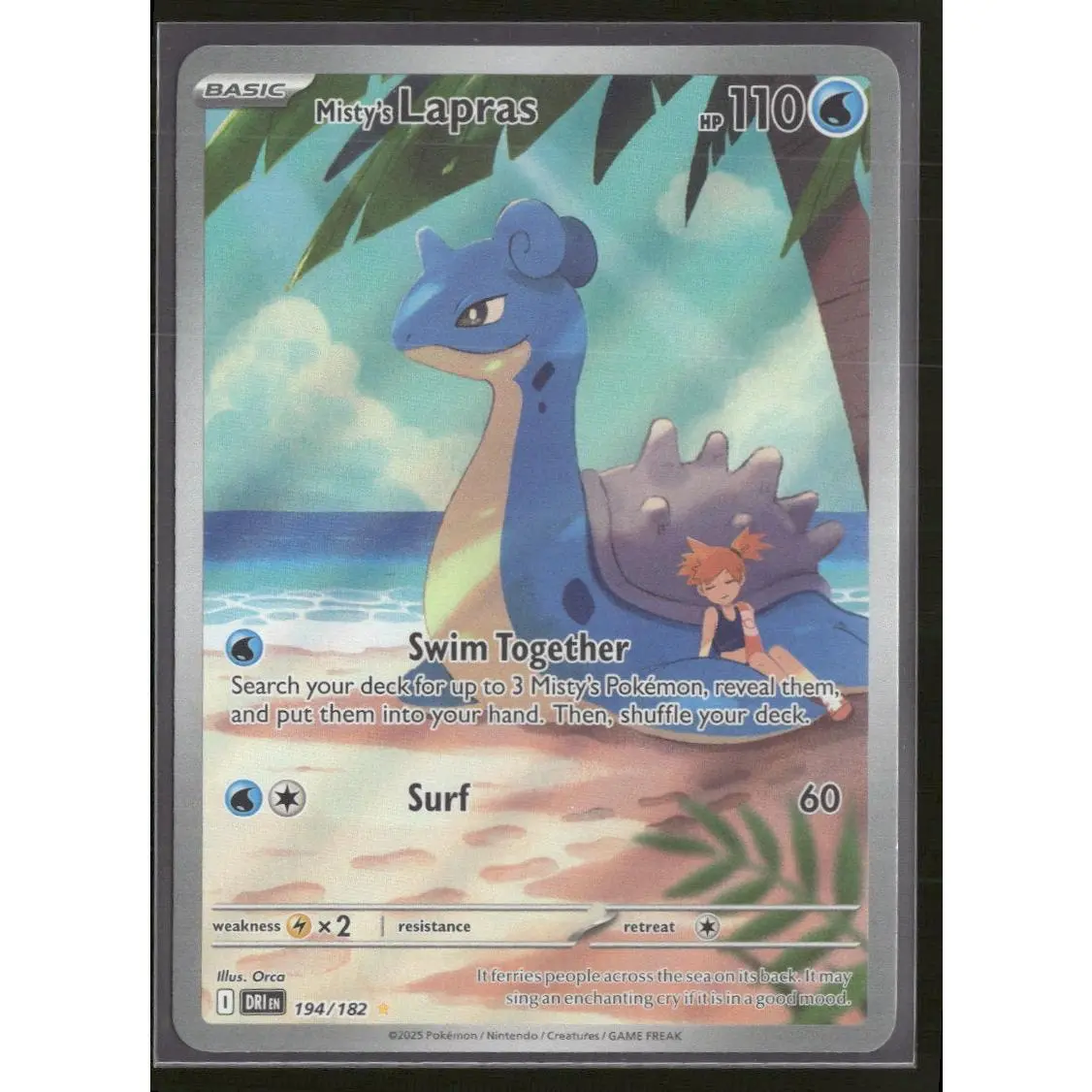 SV10: Destined Rivals Misty's Lapras #194/182