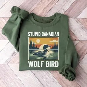 Funny Loon Bird Graphic Tee, Canadian Wolf Bird Sweatshirt, Heated Rivalry Quote Shirt, Hockey Romance Fan Tee, Gift for Book Lover