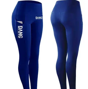women's leggings from Dang Apparel, none see through polyester material that's also stretch and super comfortable with side leg pocket.