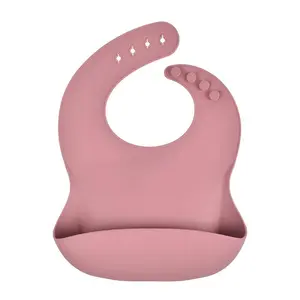 2-Piece Silicone Bib Set for Babies & Kids, Waterproof Baby Bibs, Easy-Clean Design, Soft & Durable Material, Perfect for Mealtime