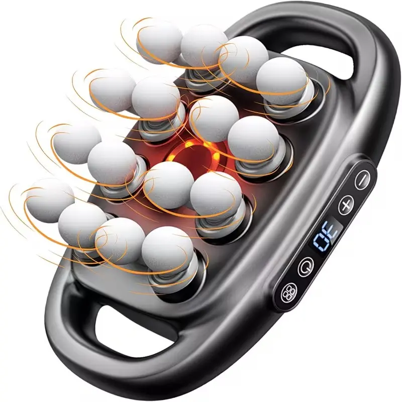 Massage Gun Deep Tissue, 8/16 Heads Powerful Percussion Muscle Massage Gun, Multi-Speed Adjustable, USB Rechargeable Portable Body Massager for Leg, Waist, Back, Neck Muscle Relief After Workout, Ideal Gift for Family &