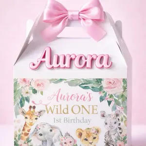 Wild ONE Safari Party Favors Bundle (12ct) Personalized