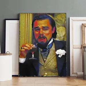 Wooden Framed Canvas Painting, Elegant Toasting Portrait Poster, Modern Art, Artwork, Wood Wall Art, Fashion Decoration, Living Room Bedroom Decoration, Hallway Office Mural, Ornaments, Canvas Prints