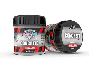 AK Interactive - Wargame Terrain - Concrete (100ml) AK1229