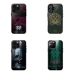 Sleep Token Dark Metal Phone Case, Aesthetic Cover, Gift for Metal Fans Custom Fit for iPhone 17, 16, 15, 14, 13, 12, 11 Pro Max Plus, shock-absorbing Worship Core Mask Aesthetic Impact Bumper Cover