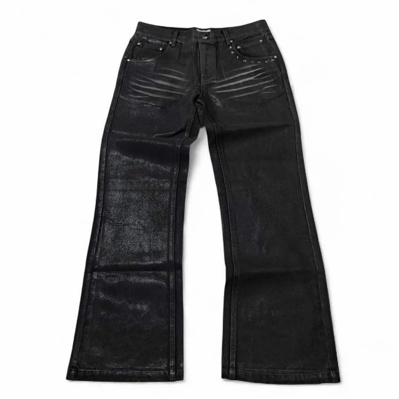 Japanese Waxed Studded Denim