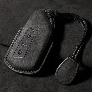 electric dipstick PU Leather Car Key Case for Volkswagen for VW Golf 8 MK8 ID. 3 ID. 4 for Skoda for Octavia A8 Seat Cupra Formentor Leon MK4 Tarraco 2020 2021
