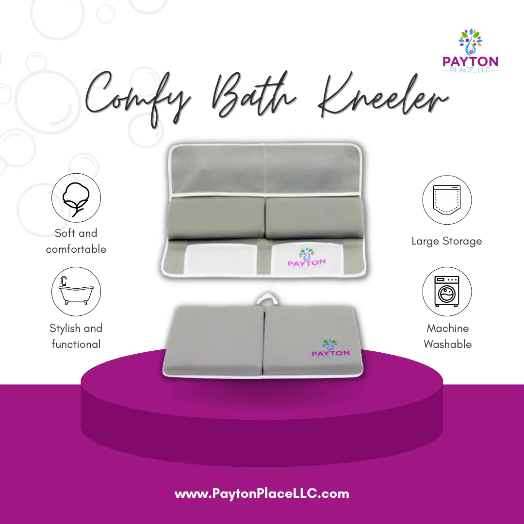 The Comfy Bath Kneeler and Armrest for Parents and Caregivers