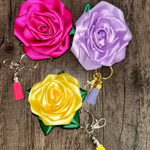 Eternal rose key chain