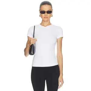 COTTON CITIZEN The Seoul V-neck Tee in White