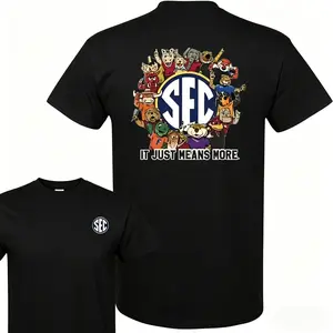 🏈[Retro Trend Tee][Game Day Tee] Retro College Football Mascot Graphic Tee – Unisex Game Day Spirit T-Shirt, Casual Streetwear for Football Fans| College Sports Lovers| Tailgate Enthusiasts| Game Day Outfit| Gift for Men & Women