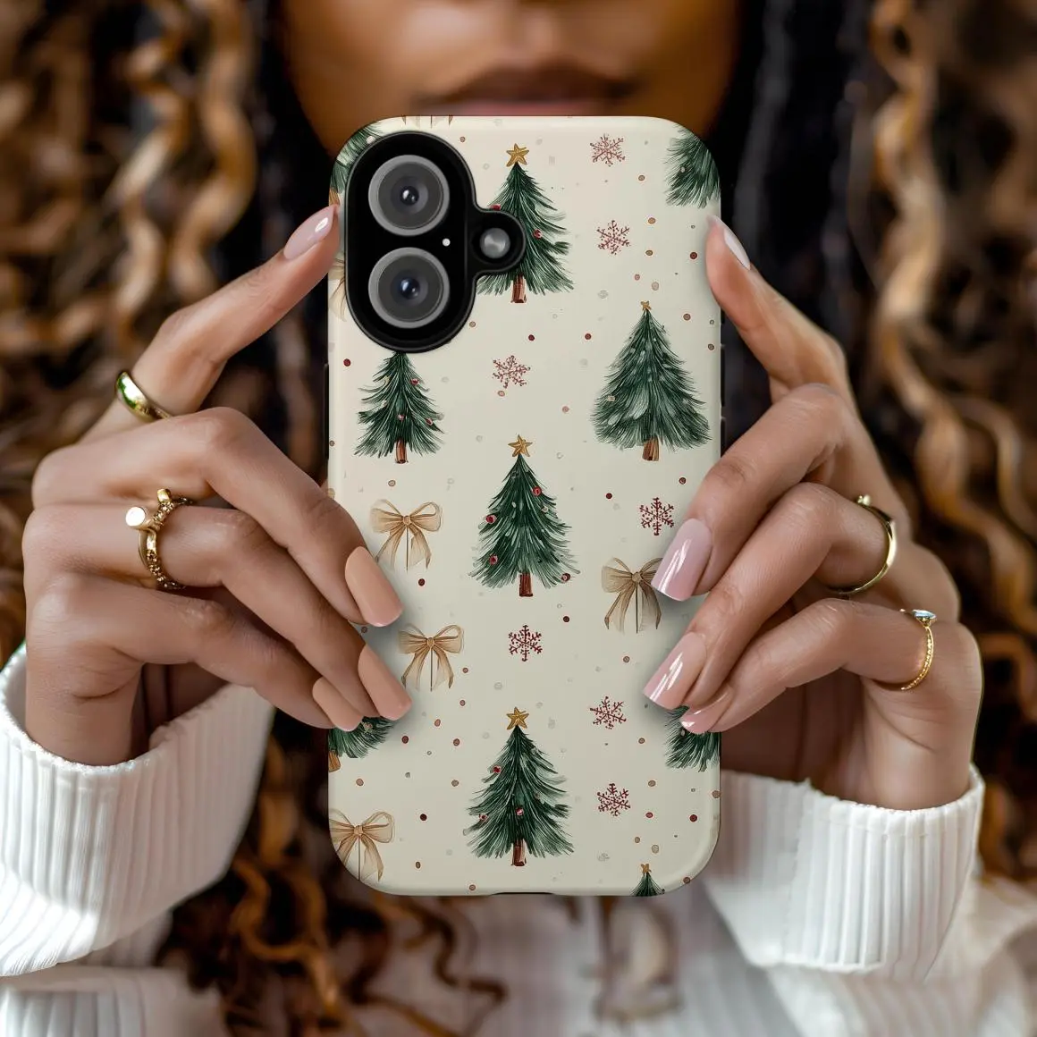 Christmas Tree Phone Case , Pattern Xmas Cover for iPhone 17 16 15 14 13 12 Pro, Gift For Him, Gift For Her Christmas Tree Phone Case , Pattern Xmas Cover for iPhone 17 16 15 14 13 12 Pro, Gift For Him, Gift For Her