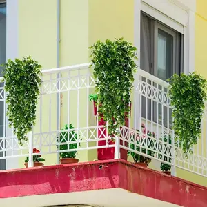 4pcs Artificial Vine Wall Decor, Realistic Plant Vines, Hanging Fake Fern & Ivy Leaves, Faux Hanging Plant, Ideal Home Decoration, Garden, Wedding Element, Fake Indoor Plants, Artificial Plant Set