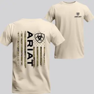 Ariat Camo American Flag Tee  Rugged Western Style