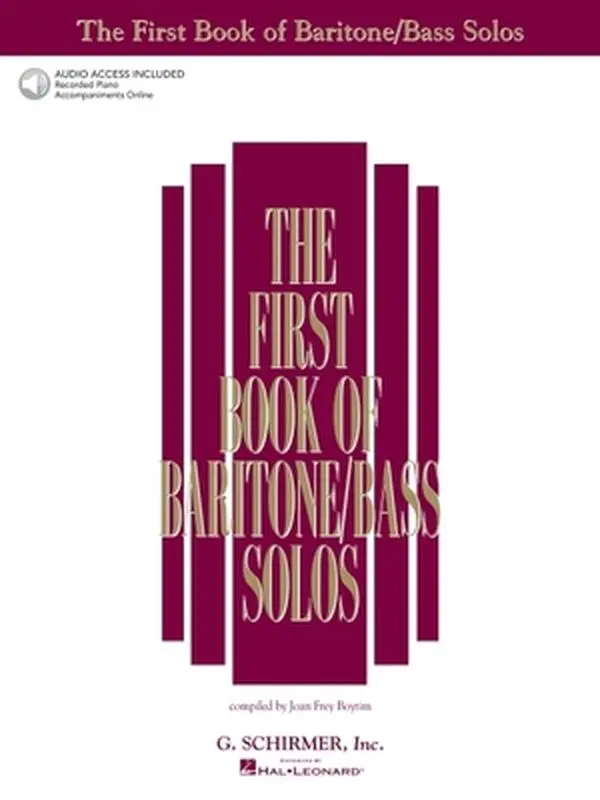 USED-The First Book of Baritone/Bass Solos Book/Online Audio [With 2 CD's] (Paperback)