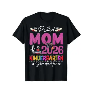 Proud Mom of 2026 Kindergarten Graduate | Preschool Graduation T-Shirt | Unisex