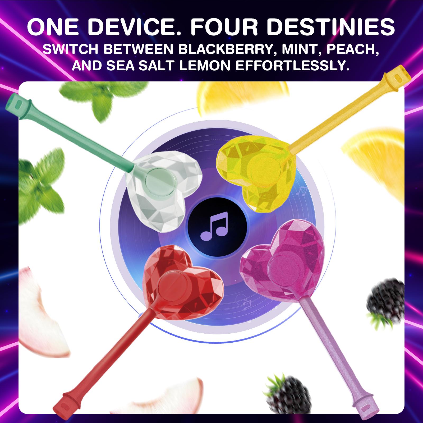AMOS TastySounds Wireless Audio Lollipop Gift Set, Listen to Music Through Candy, MultiFlavor Novelty Candy Combo with Rechargeable Audio Device for Gifts AMOS TastySounds Wireless Audio Lollipop Gift Set, Listen to Music Through Candy, MultiFlavor Novelty Candy Combo with Rechargeable Audio Device for Gifts