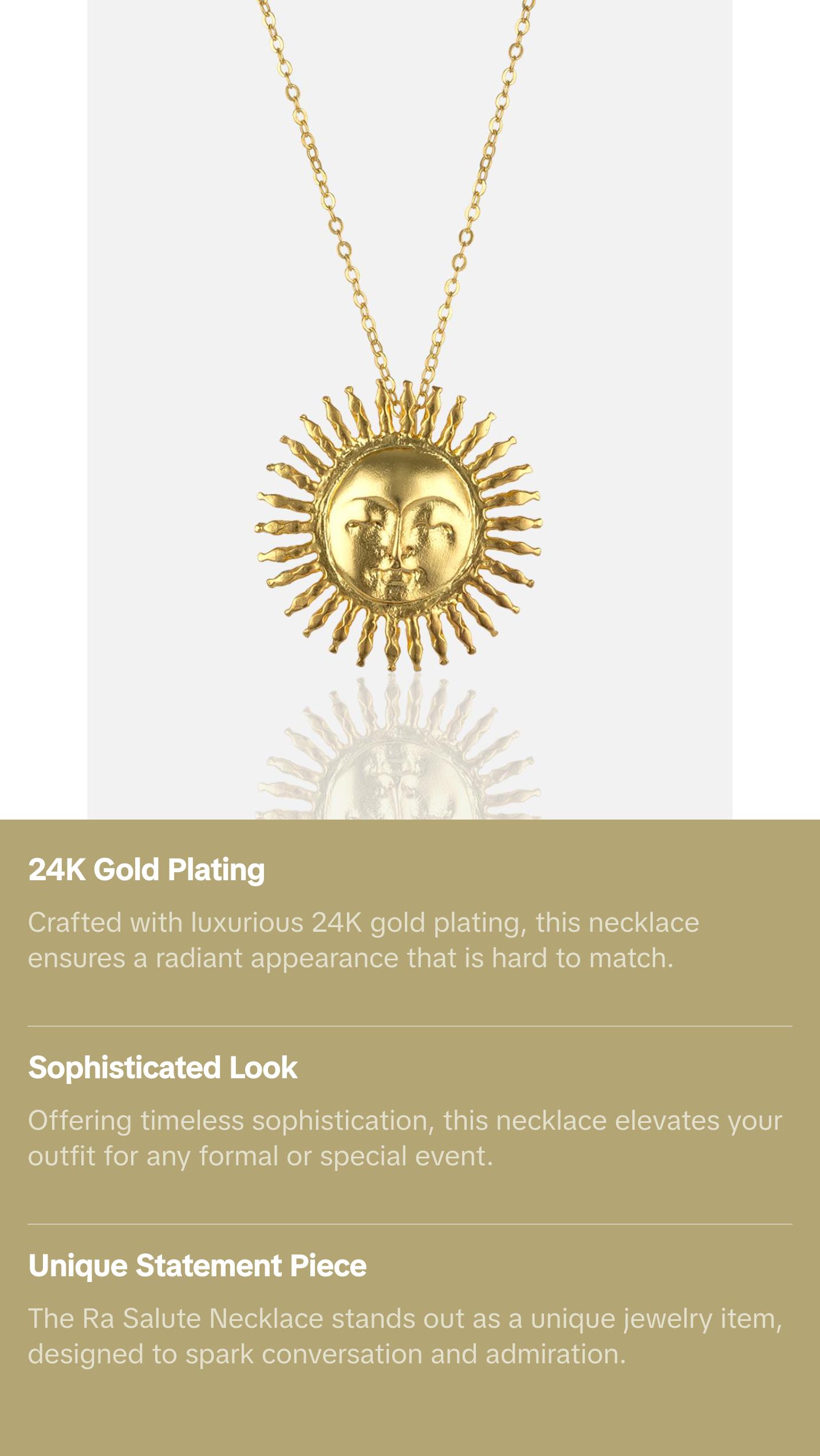 Ra Salute Necklace