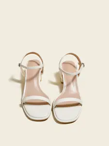 Women's High Heel Sandals, 6cm Block Heel, Electroplated, Thin Strap, Comfortable Work Shoes, Square Heel, Simple and Sexy Design
