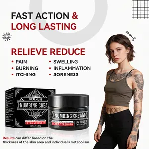 Tattoo Numbing Cream | Laser Removal | Waxing | Eyebrow Threading | Cosmetic Cream 50g/1.76oz