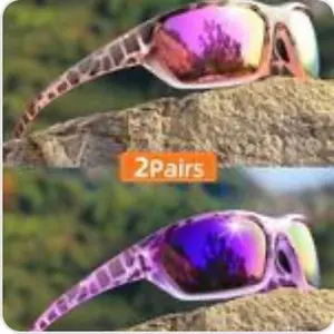 High Quality Sunglass - 2 Pairs of Stylish and Durable Eyewear for Outdoor Activities