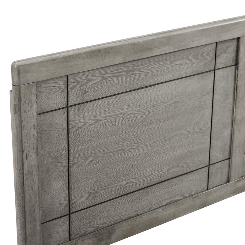 Modway Archie Full Wood Headboard in Gray