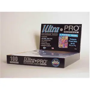 UltraPro  UltraPro 3 Pocket- Proof sets 7 .50 x 3 .50 Pages- 100ct