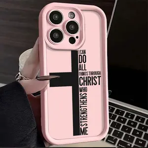 Bible Cross Phone case for iPhone Samsung 17Pro Max Air 16 15Plus 14 13 12 11 XR XS Galaxy S25 S24 S23 S22 A71 A56 A55 A54 A53 A52 cases,  tpu smartphone protective cover Shockproof Drop This makes the perfect faith-based gift for friends or yourself.NN73
