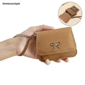 2026 Women's RFID Blocking Short Wallet – Genuine Cow Leather Wristlet Clutch with Coin Pocket, Card Slots & Key Ring, Slim Lightweight Purse for Daily Use & Thanksgiving Christmas Gifting